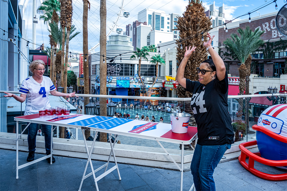 Football Fans at Virgil's Las Vegas for the Big Game