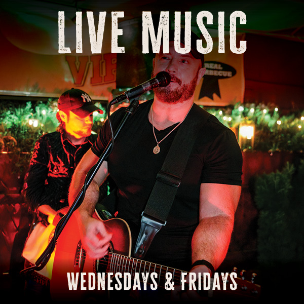 Live Music: Wednesdays & Fridays