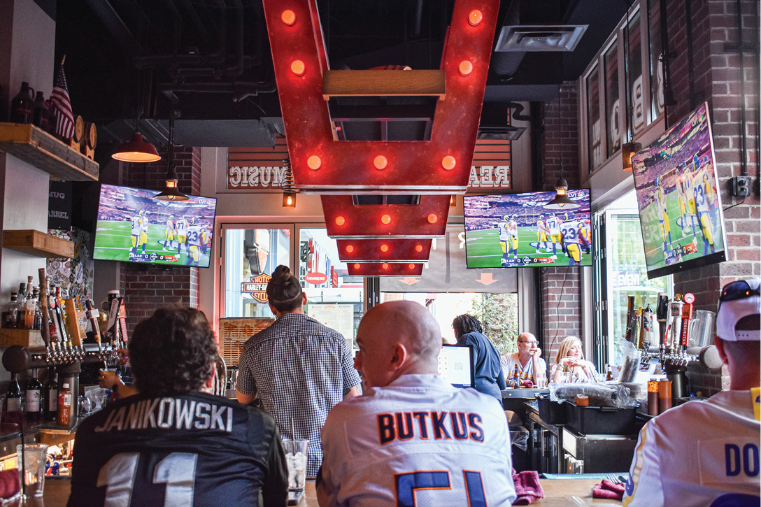 Football Fans at the Bar