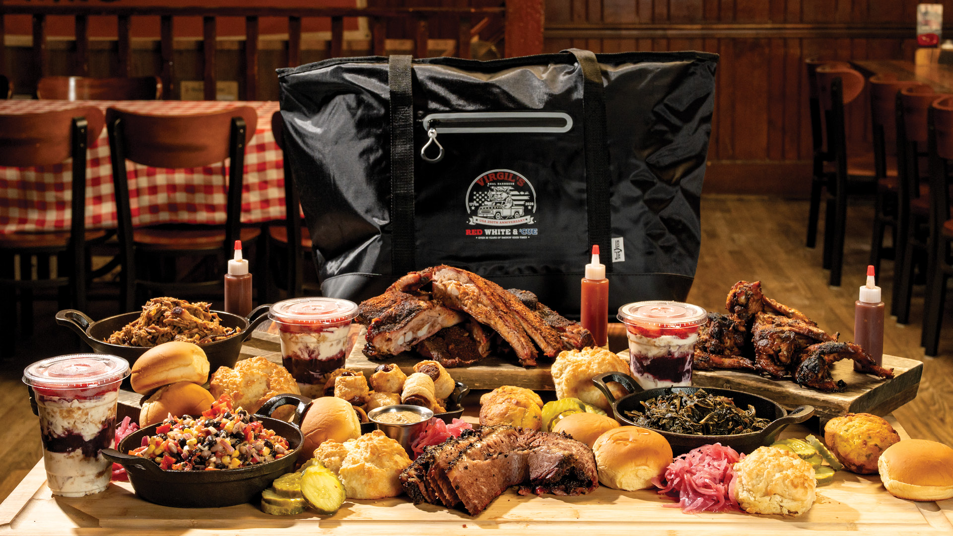 Red, White & 'Cue Takeout Package