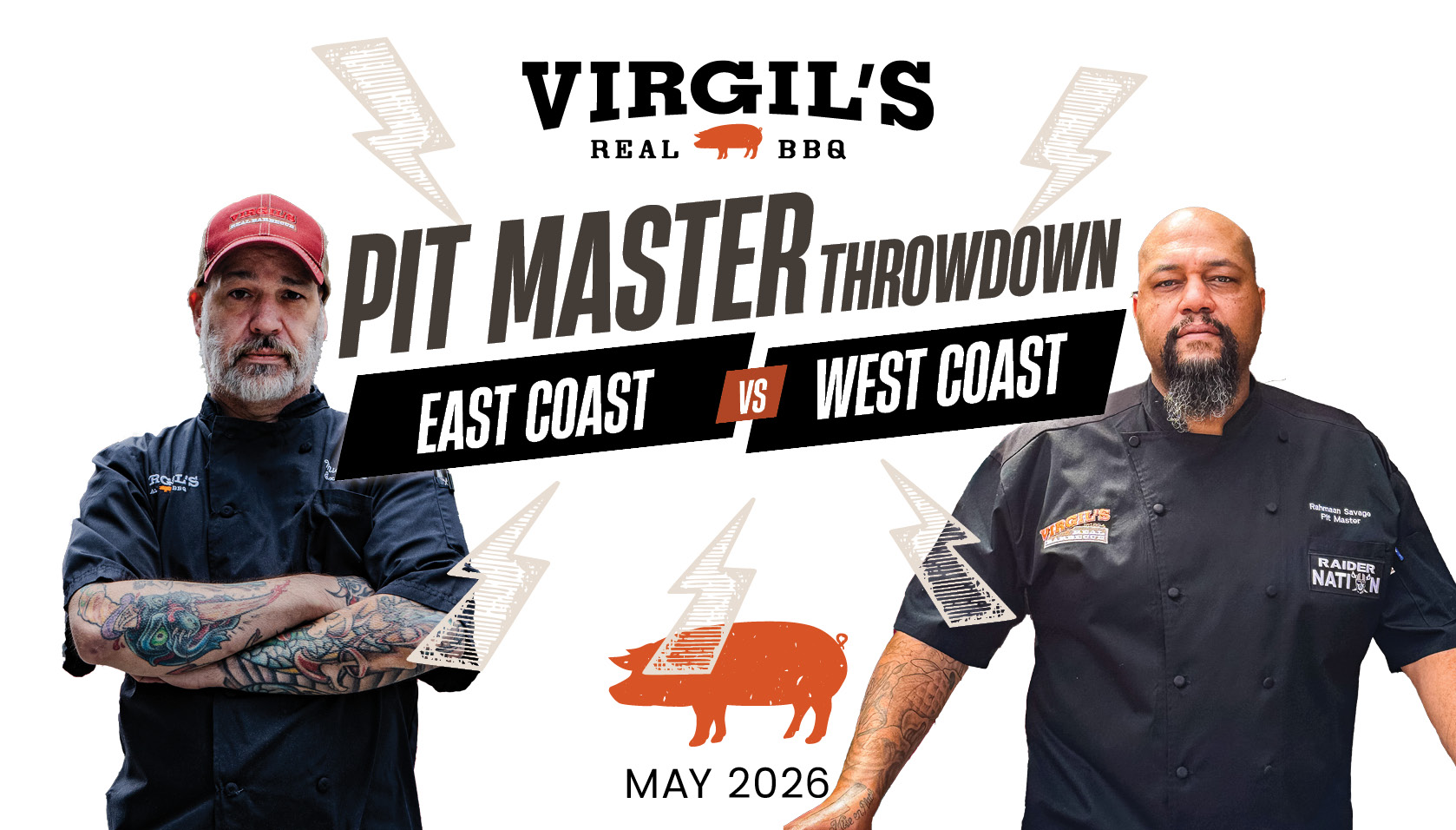 Virgil's Real BBQ Pit Master Throwdown BBQ Month, May 2026