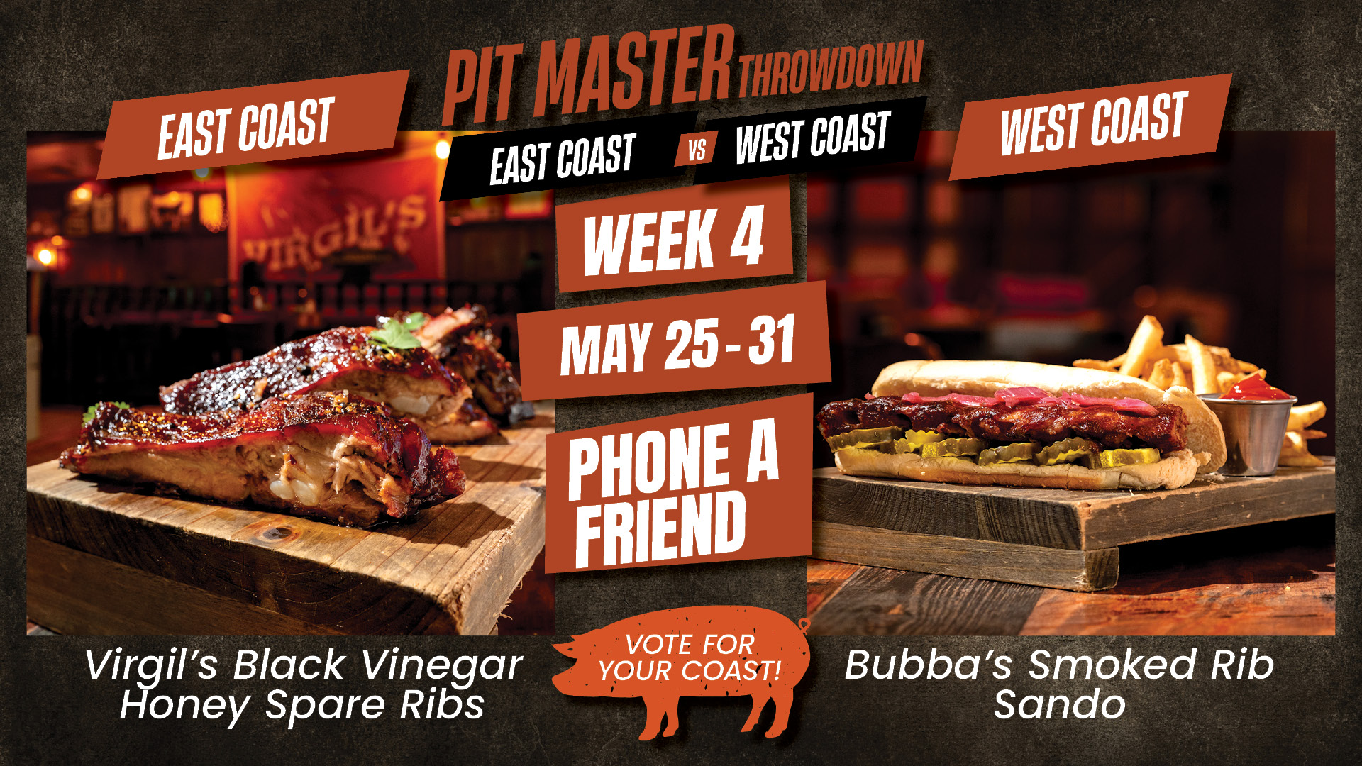 Pit Master Throwdown | Week 4 May 25 – 31: Phone a Friend