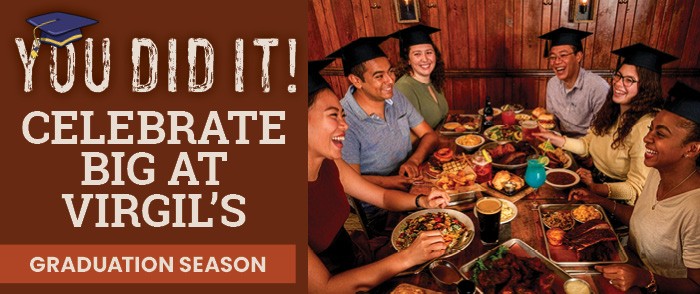 Graduation Parties at Virgil’s Real BBQ